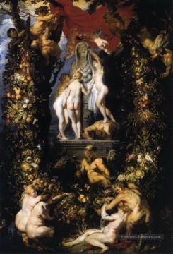 Peter Paul Rubens œuvres - La nature qui orne les trois grâces Peter Paul Rubens